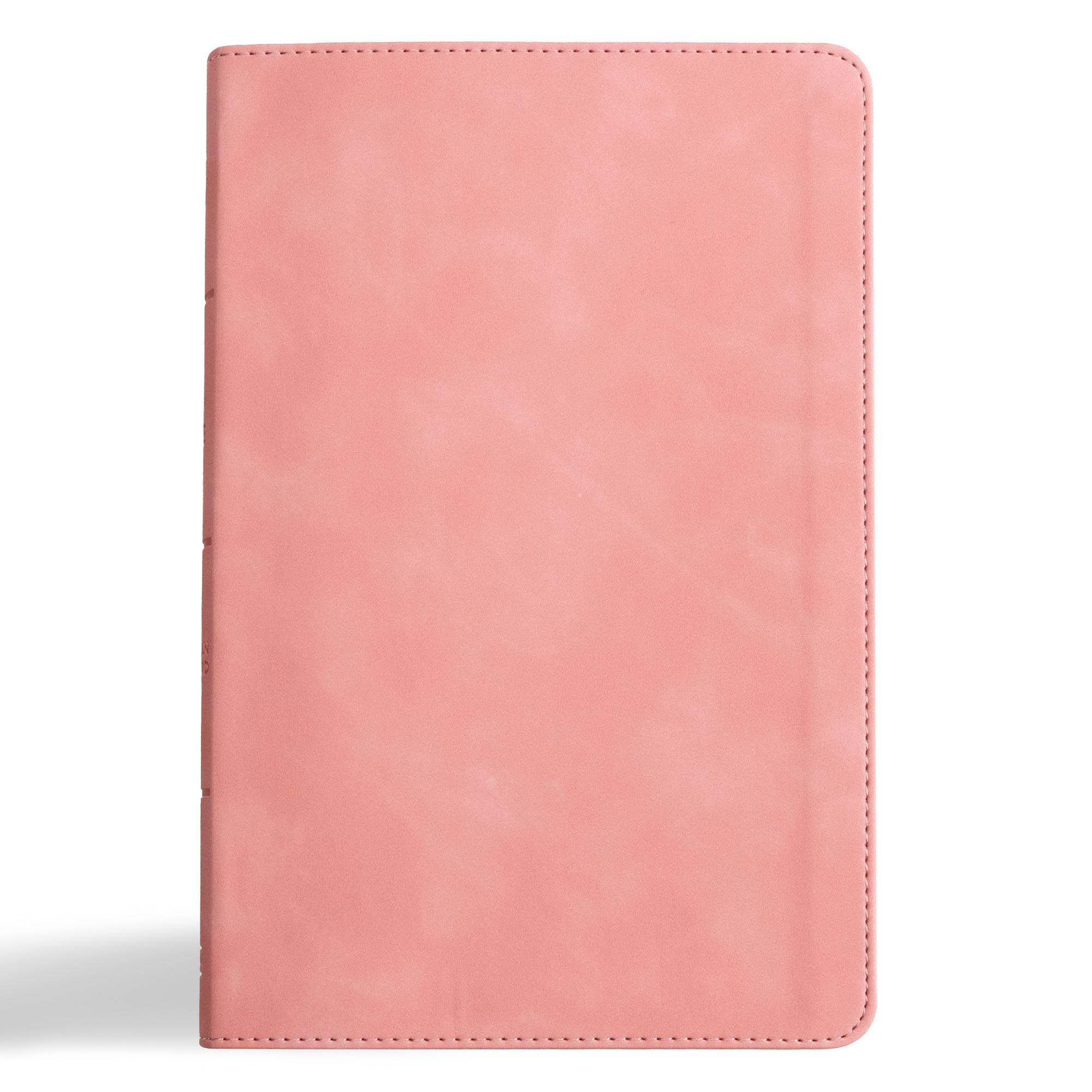CSB Thinline Bible, Blush Pink Leathertouch