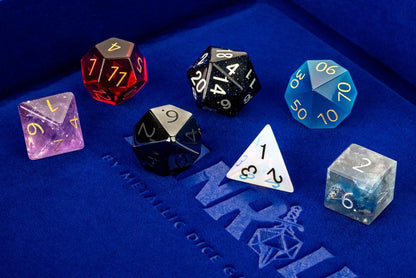 FanRoll Misfit Mystic - Juego de dados (piedras preciosas
