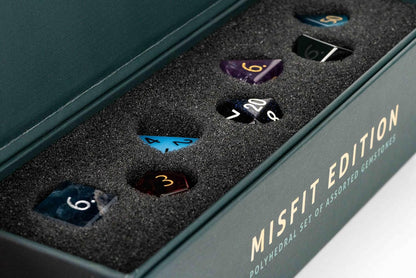 FanRoll Misfit Gemstone Mystic Mines Dice Set