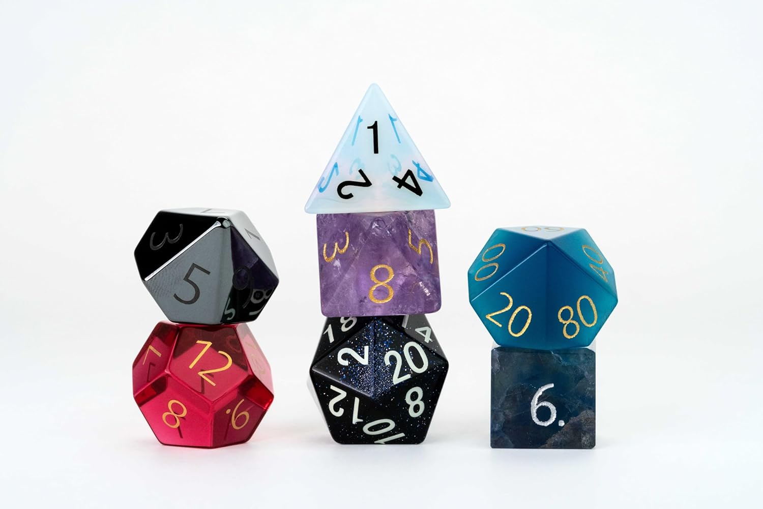 FanRoll Misfit Gemstone Mystic Mines Dice Set