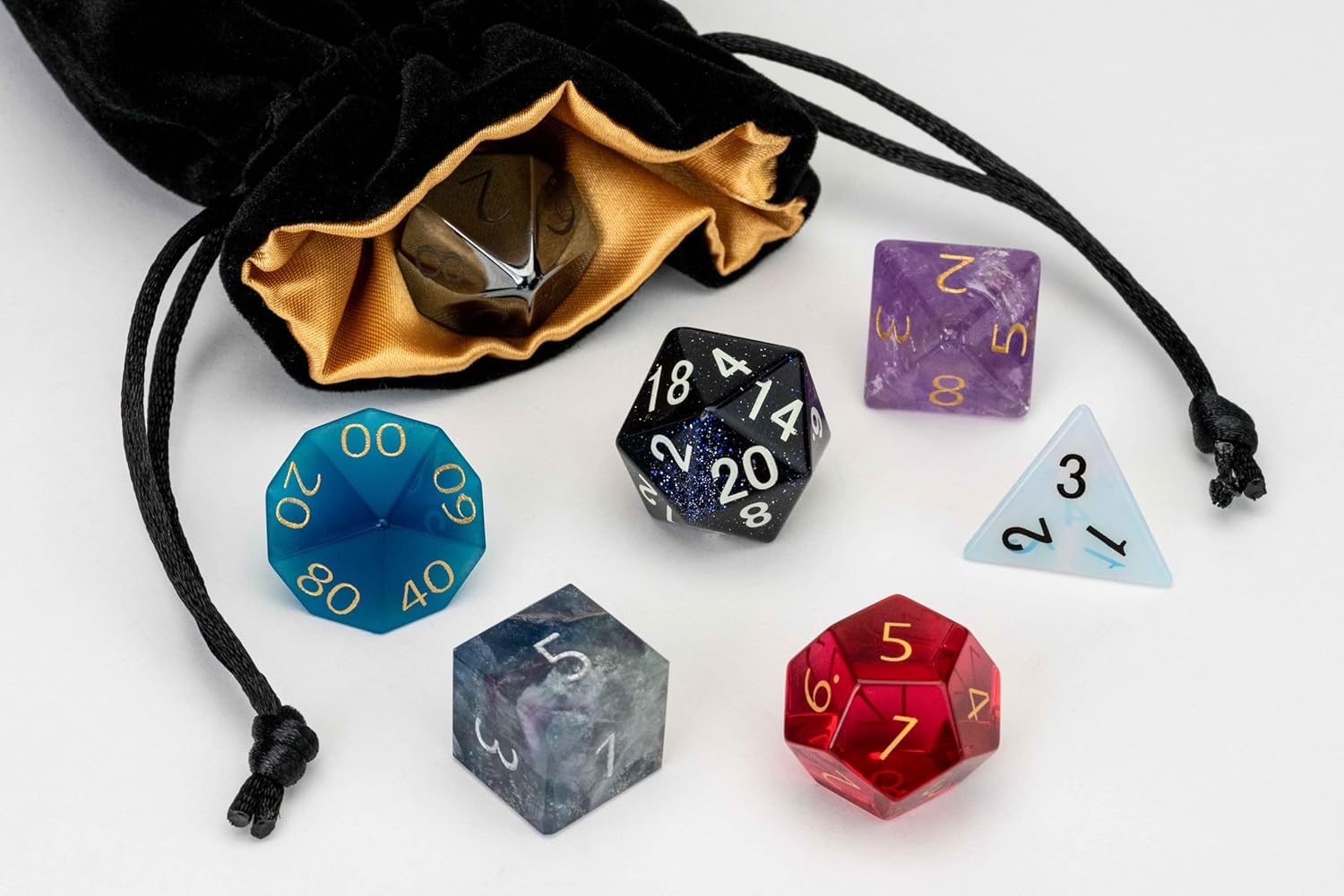 FanRoll Misfit Gemstone Mystic Mines Dice Set