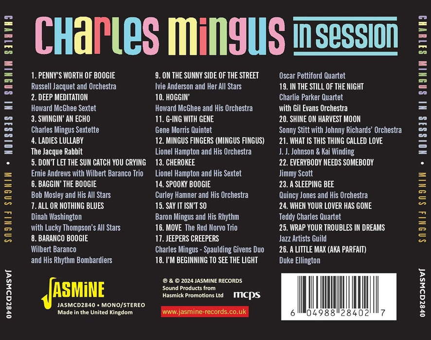 Charles Mingus in Session: Mingus Fingus