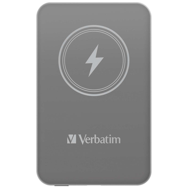Charge 'n' Go Magnetic Wireless Power Bank 5000 Grey