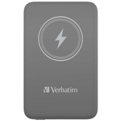 Charge 'n' Go Magnetic Wireless Power Bank 10000 Grey