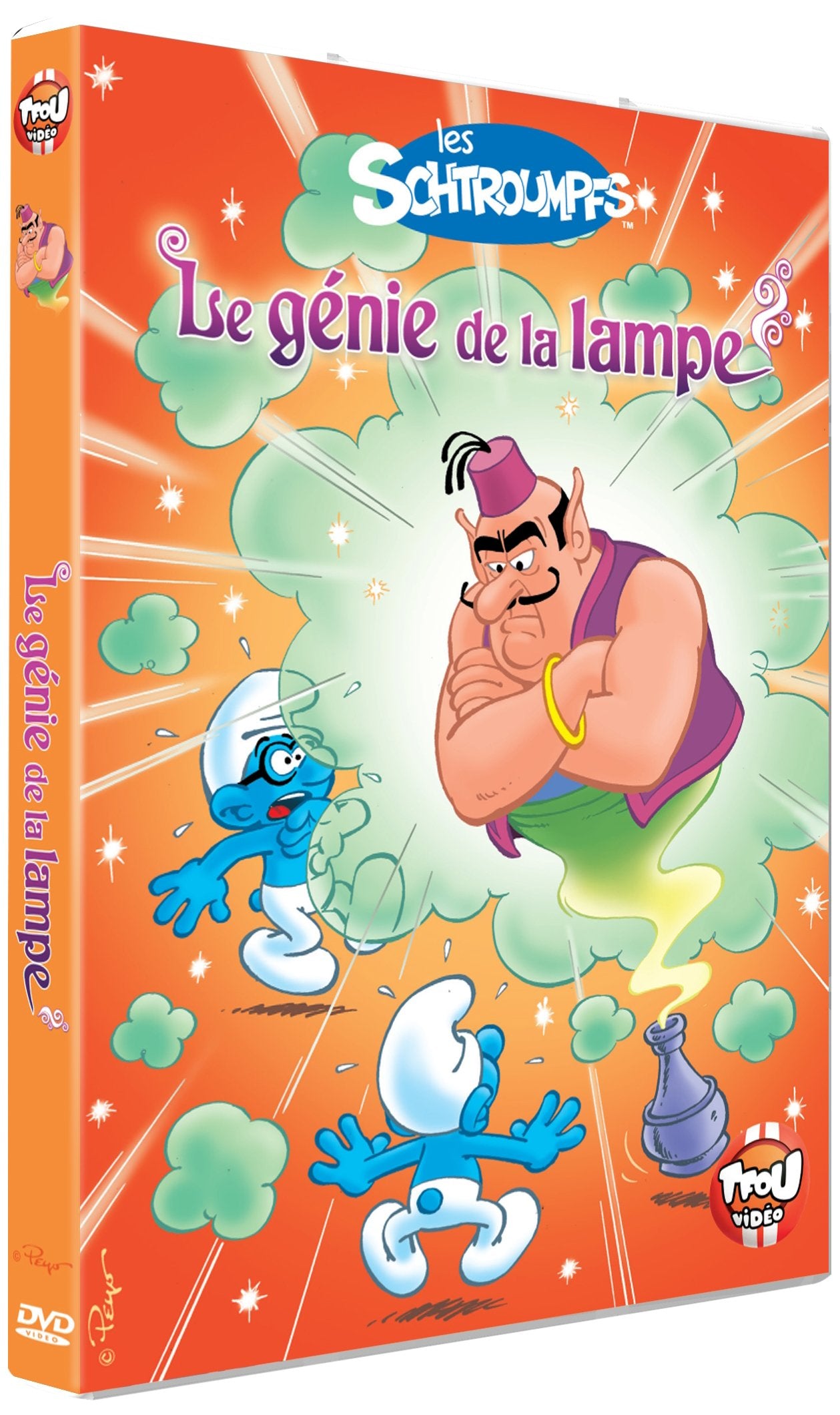 Les schtroumpfs : le génie de la lampe
