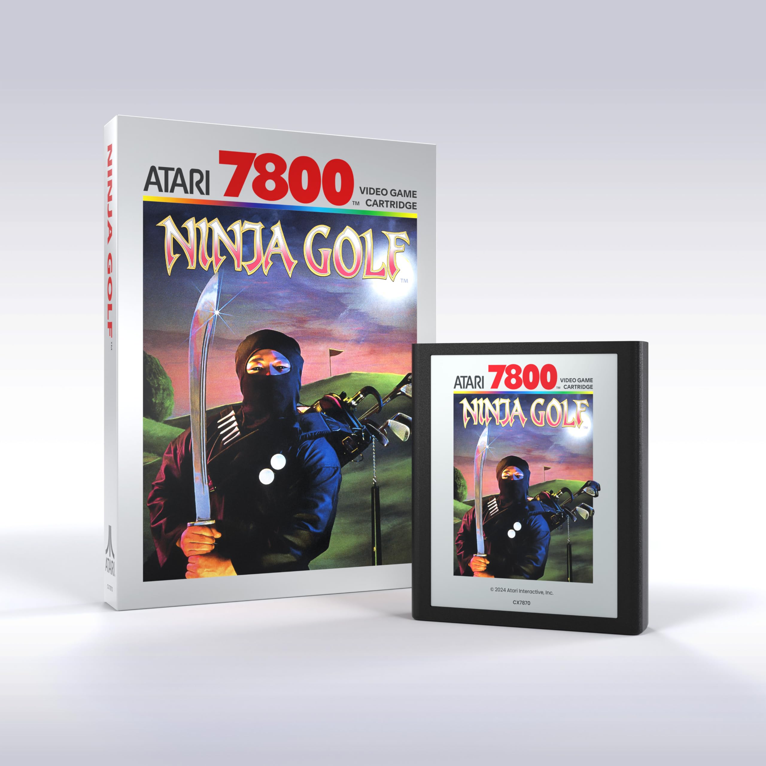 Ninja Golf (Atari 2600+, 7800 Cartridge