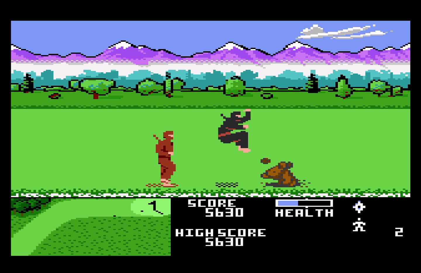 Ninja Golf (Atari 2600+, 7800 Cartridge