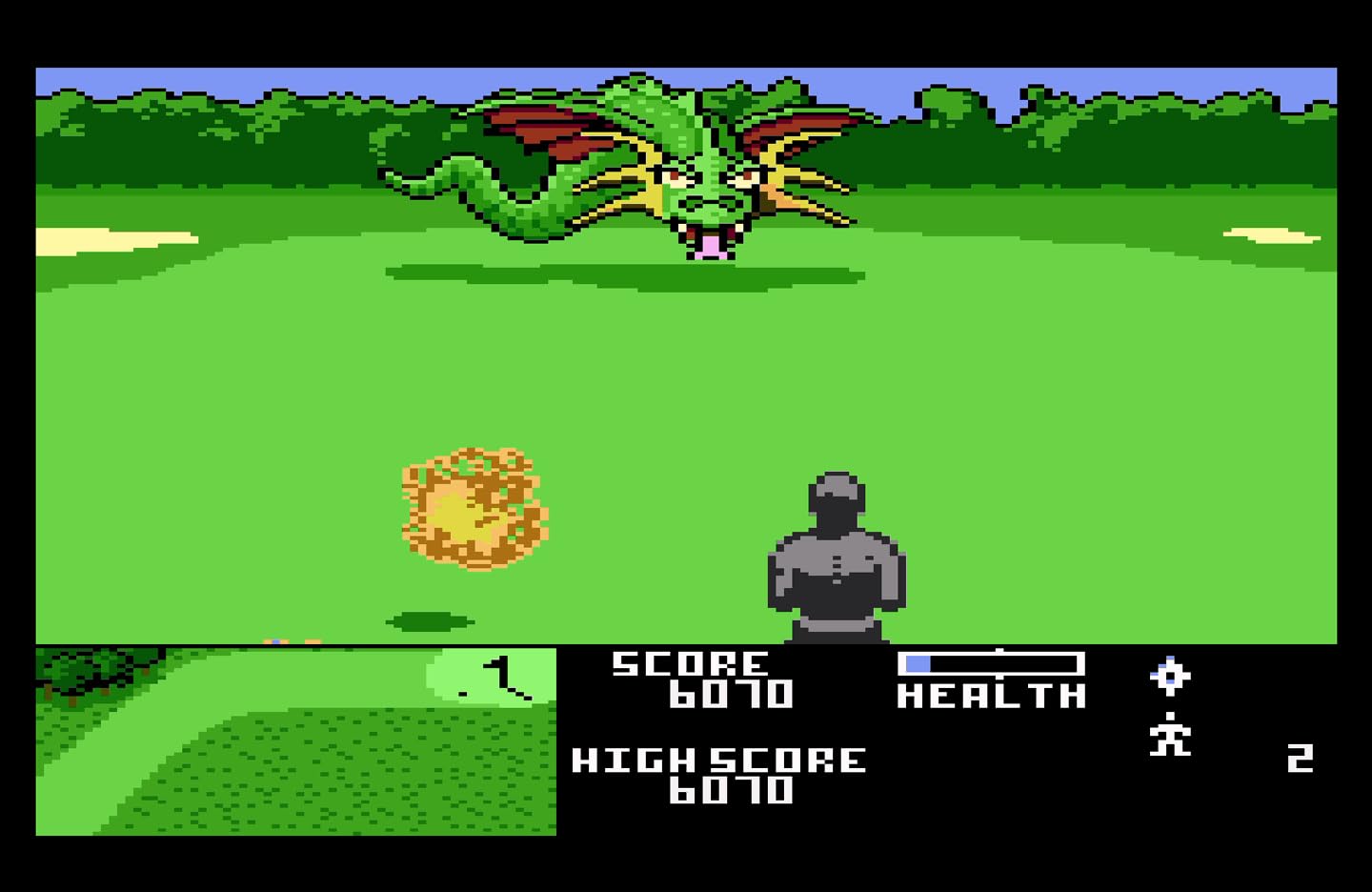 Ninja Golf (Atari 2600+, 7800 Cartridge