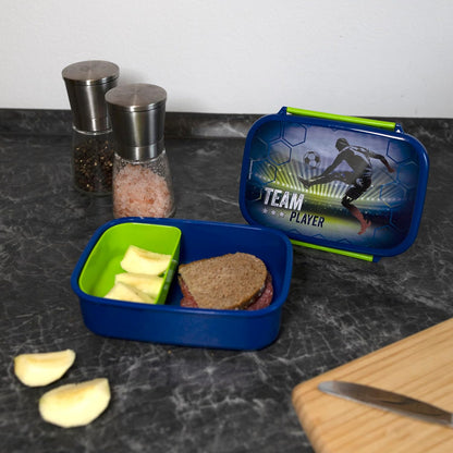 Scooli FUBA9903 Lunch Box, Plastic, Blue