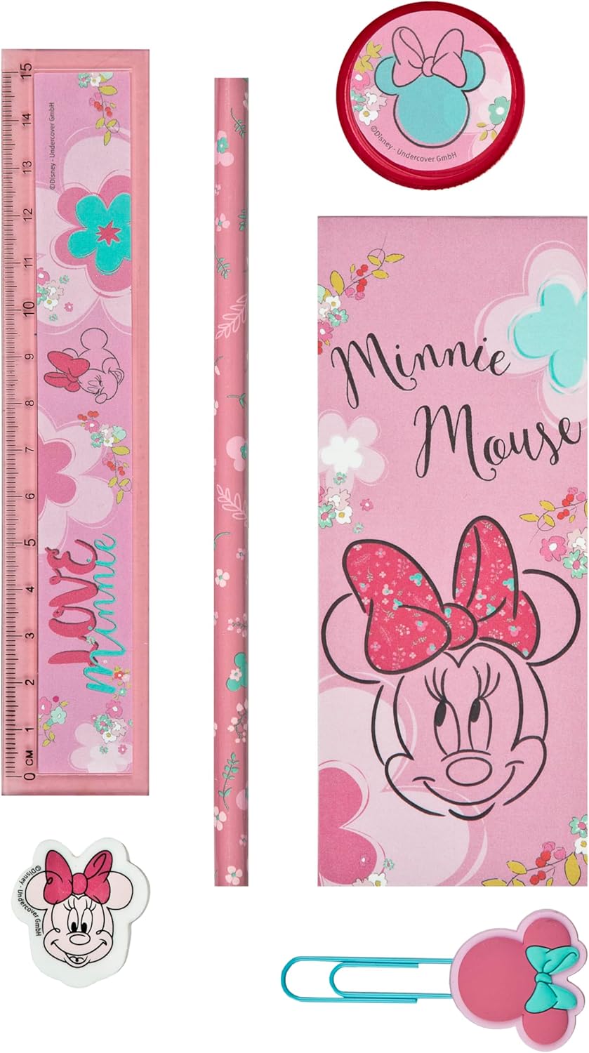 Minnie Mouse Gevulde Pennenbak 7 Delig