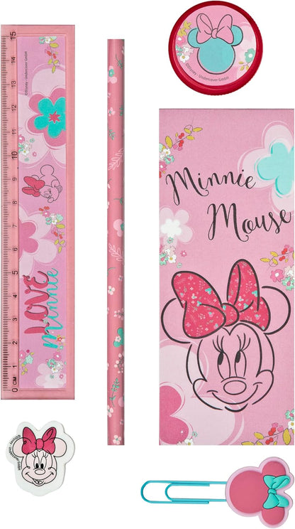 Minnie Mouse Gevulde Pennenbak 7 Delig
