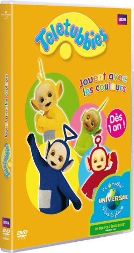 Les teletubbies jouent avec les couleurs