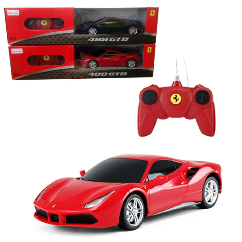 Rastar 01031 Ferrari 488 GTB Radio Control Car, 1:24 Scale