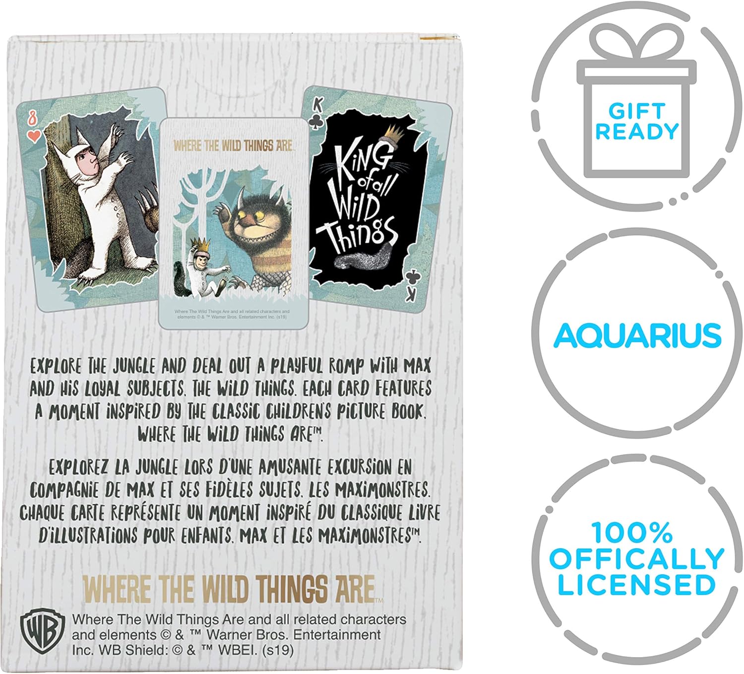 Aquarius Where The Wild Things are Playing Cards
