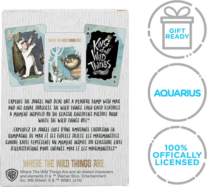 Aquarius Where The Wild Things are Playing Cards