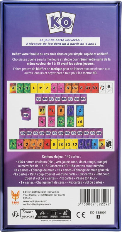 TOPI GAMES KO - Kartenspiel