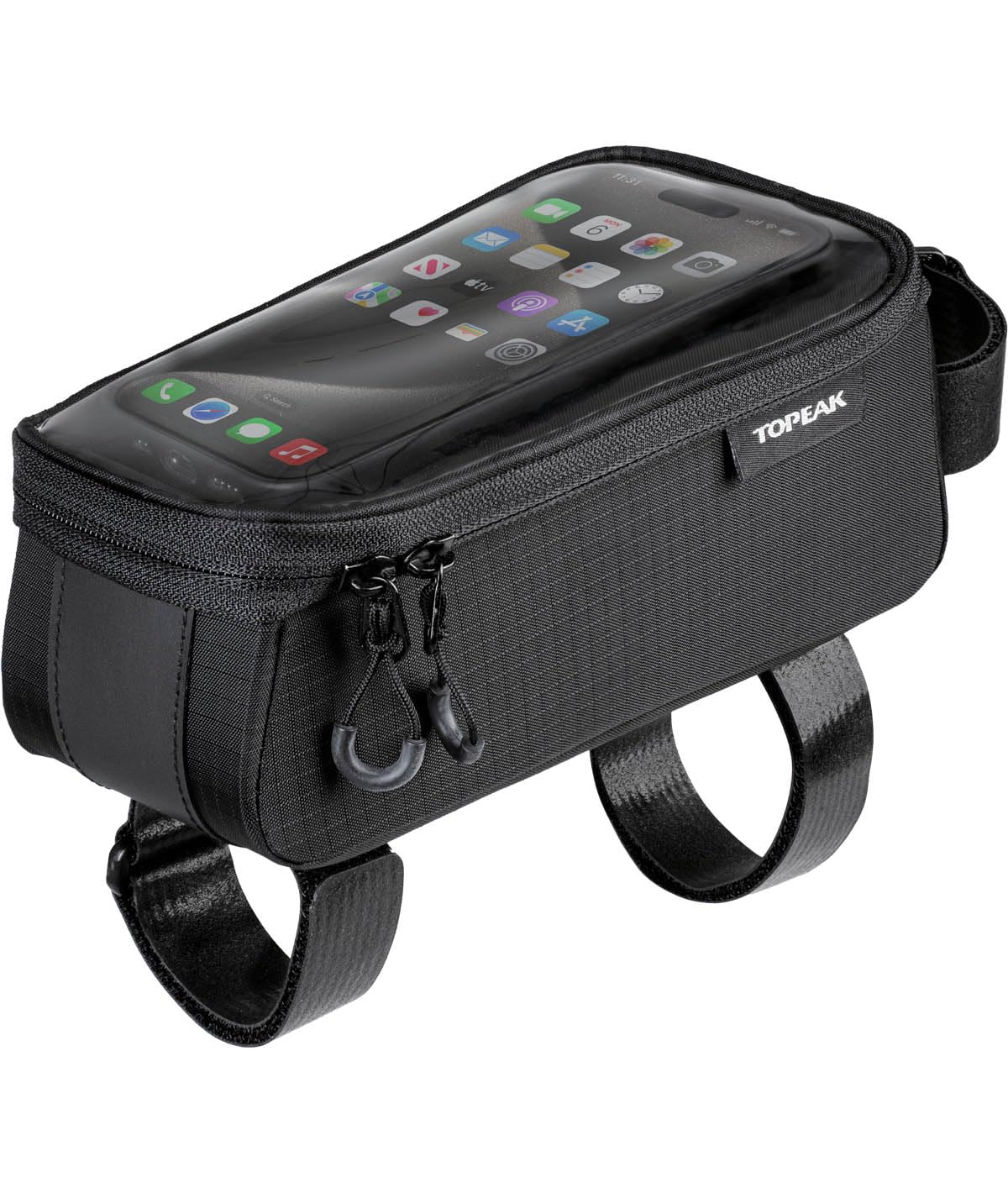 Topeak Bento Pack, 2-in-1 Bicyle Top Tube bag with Phone Case, Black