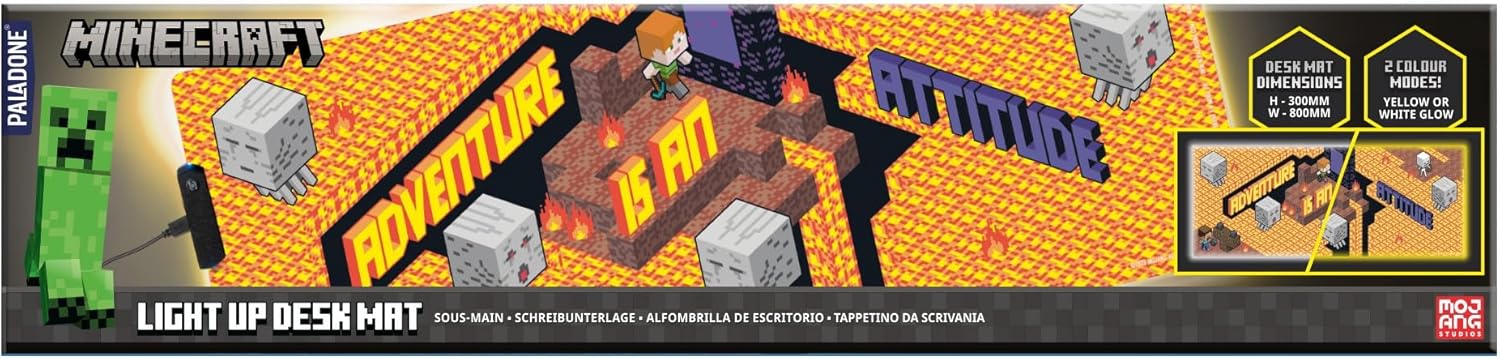 Alfombra de escritorio Minecraft 30cm x 80cm