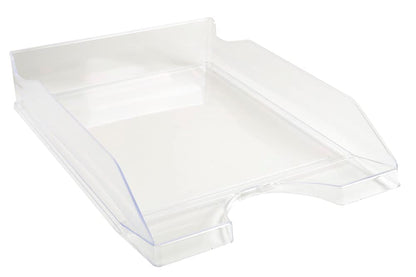 Exacompta - Ref 12323D - Office EcoTray Letter Tray - 245 x 255 x 65mm in Size, Suitable for A4+ Documents, Stackable Vertically, Compatible with Others