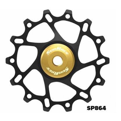 SunRace Jockey Wheels Black 12T 0