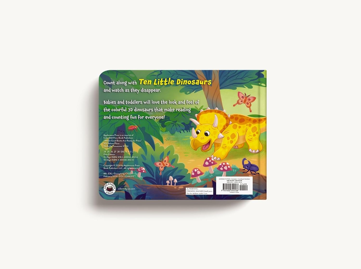 Ten Little Dinosaurs