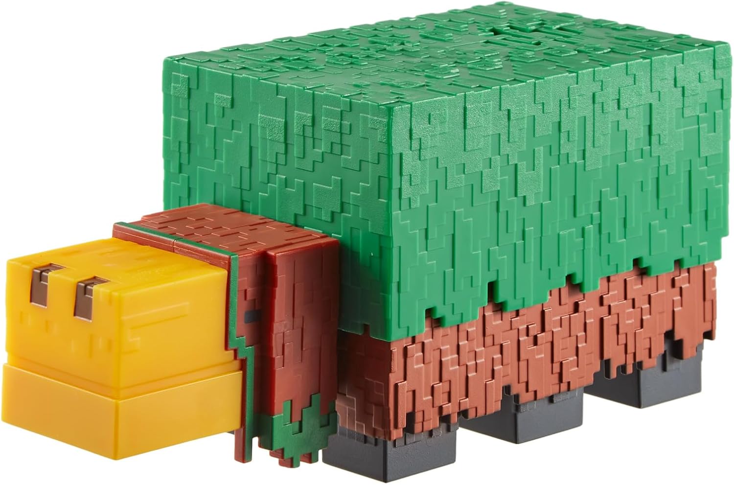 Minecraft Sniffer Action Figure with Game-Accurate Sounds, 3.25-inch Scale Collectible Toy, Pixelated Design, HXM85