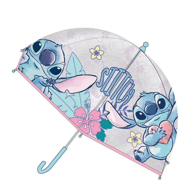 Cerda Disney Stitch Bubble Design Umbrella for Kids to Protect Against Severe Weather Elements