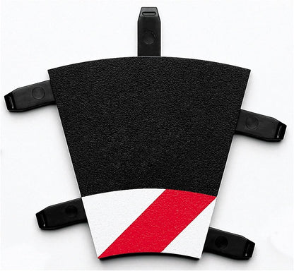 Carrera- Cars, Disney, Pixar Borde Interior para Curva 1/30° (6), Piezas Finales (2), Multicolor, Talla única (20020590