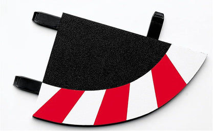 Carrera- Cars, Disney, Pixar Borde Interior para Curva 1/30° (6), Piezas Finales (2), Multicolor, Talla única (20020590