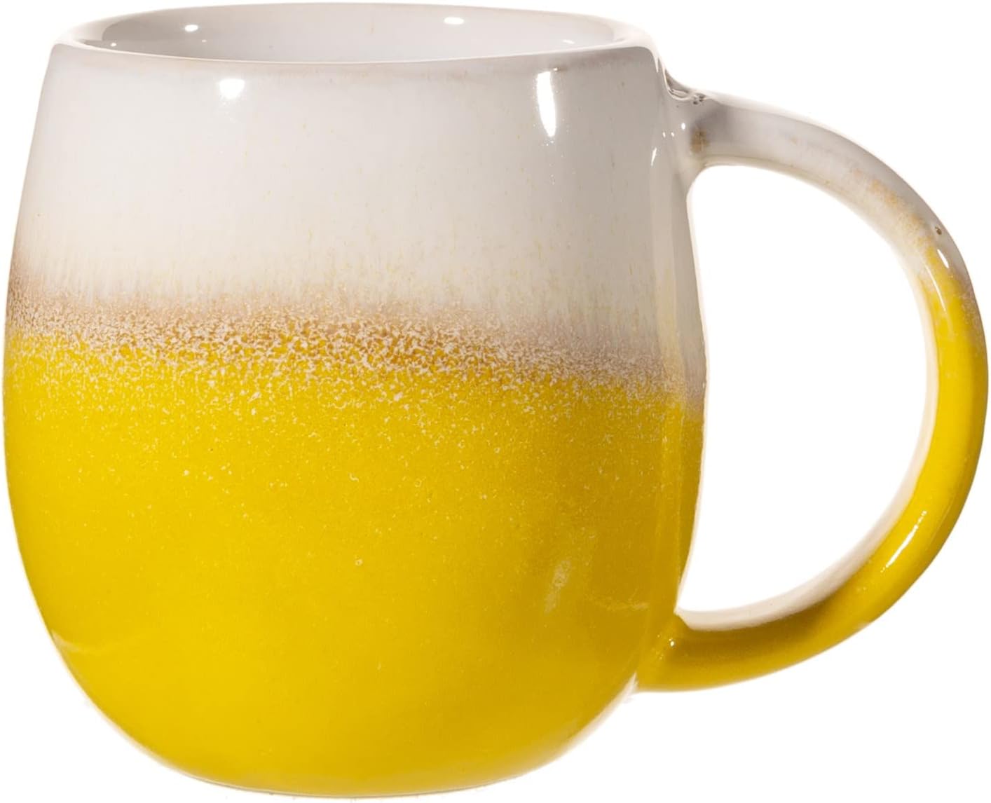 Sass & Belle Dip Glazed Ombre Yellow Mug
