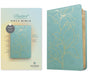 NLT Student Bible, Thinline Reference, Filament Enabled (Leatherlike, Tropical Iris Teal Blue, Red Letter)