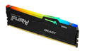 Kingston FURY Beast Black RGB EXPO 16GB 6000MT/s DDR5 CL30 DIMM Desktop Gaming Memory Single Module - KF560C30BBEA-16