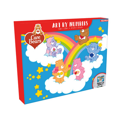 AQUARIUS Care Bears Cloud Art by Numbers - 16 x 20 inches Care Bears Themed Paint by Number for Adults & Kids - DIY Color by Number Paint Kit for Beginner - Officially Licensed