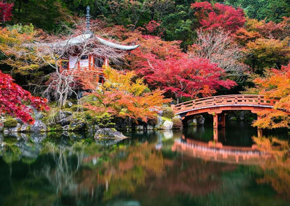 Ravensburger 12000849 - Daigo-ji, Kyoto, Japan - 1000 pieces jigsaw puzzle – Puzzle for adults and kids age 14 years up, garden puzzle