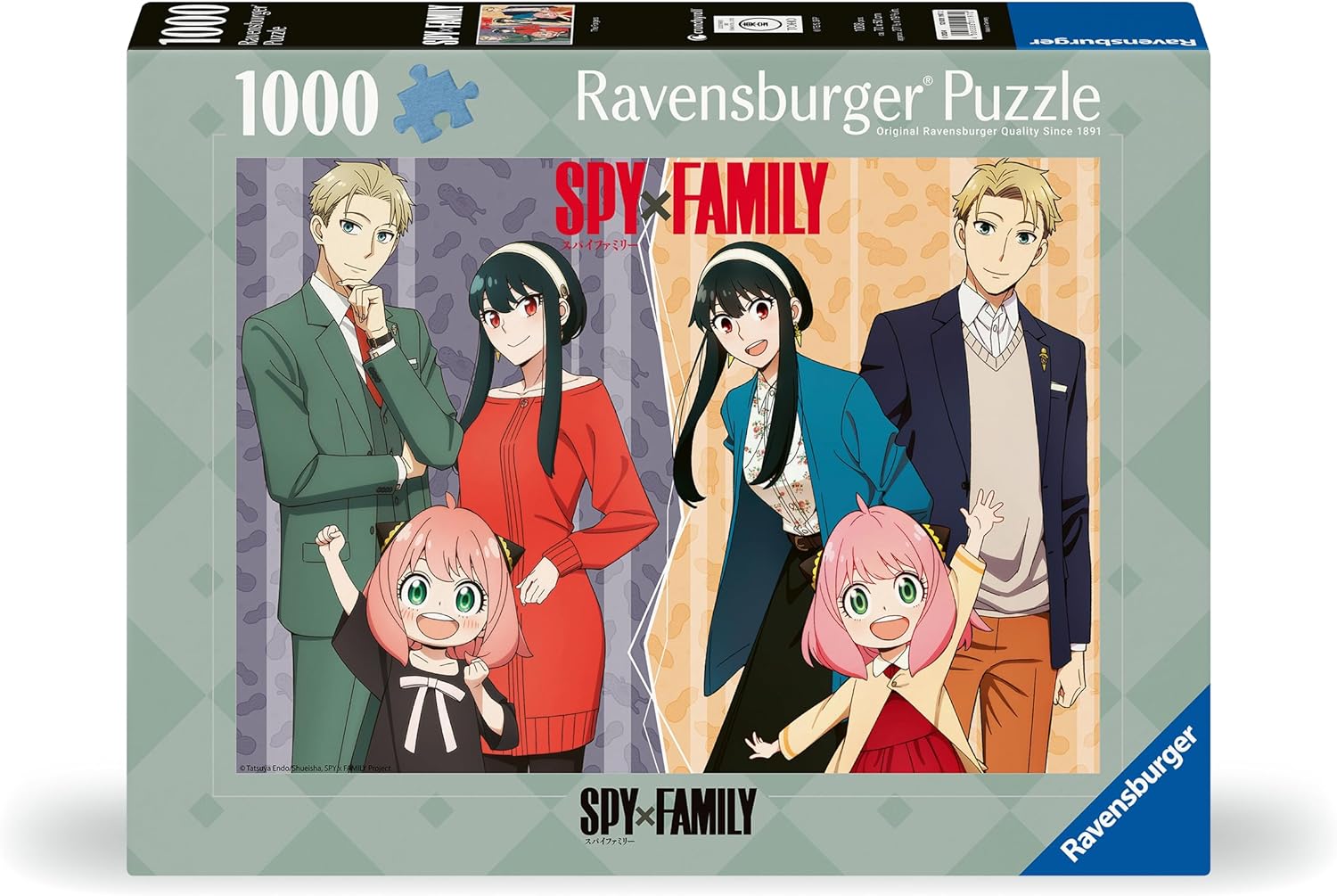 Ravensburger Puzzle 12001197 - Spy X Family - 1000 Teile Puzzle für Erwachsene und Kinder ab 14 Jahren, Spy X Family Geschenke