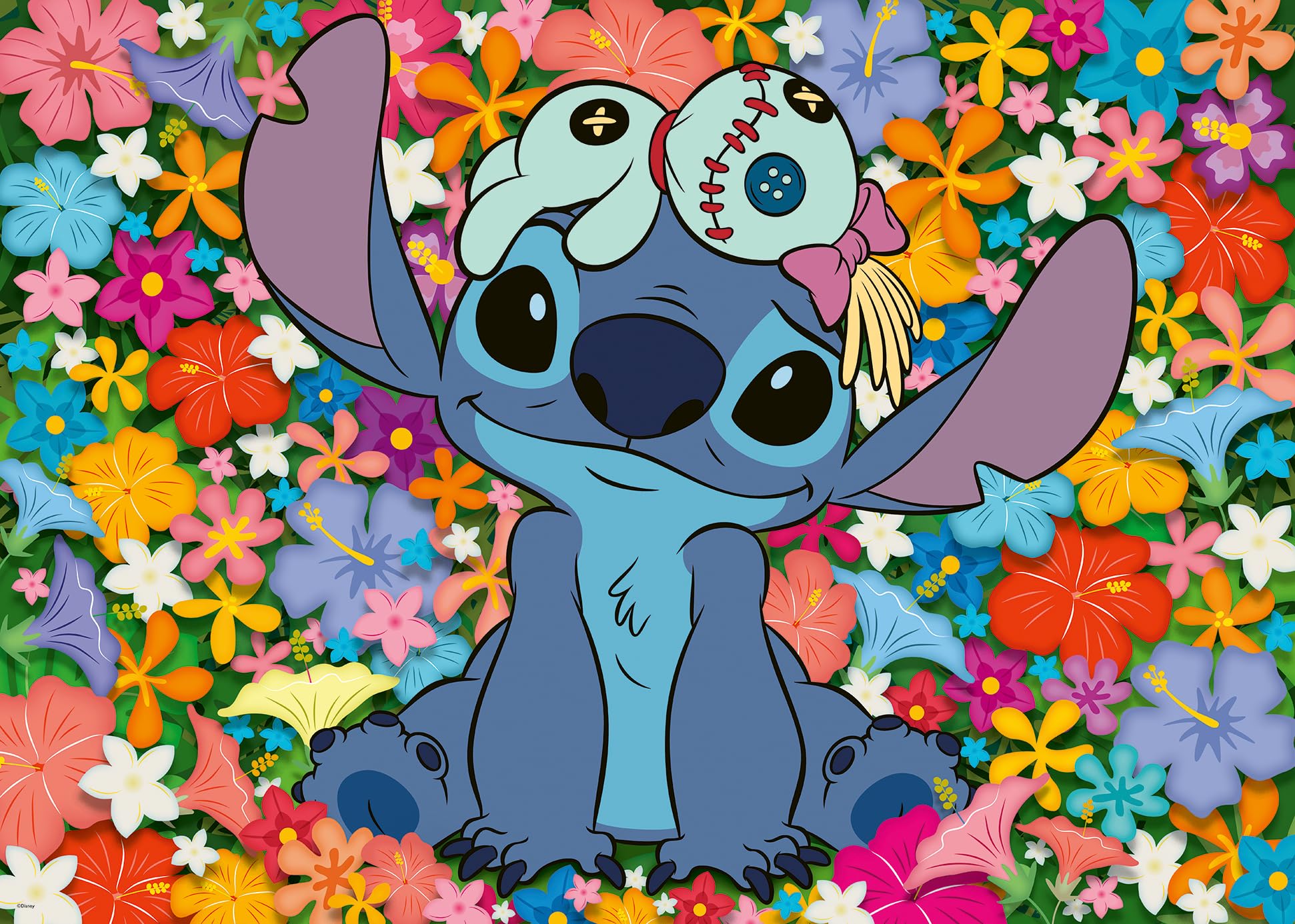 Ravensburger 12001264 Disney Stitch Lilo Gifts for Girls and Adults Age 12 Years Up-1000 Piece Jigsaw Puzzles, Multicolor, One Size