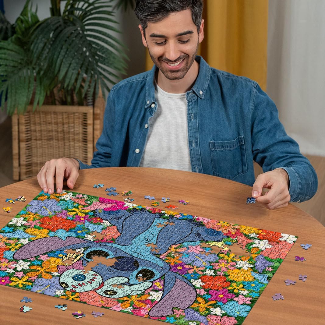 Ravensburger 12001264 Disney Stitch Lilo Gifts for Girls and Adults Age 12 Years Up-1000 Piece Jigsaw Puzzles, Multicolor, One Size