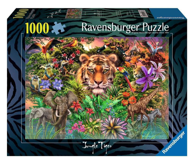 Ravensburger Puzzel 12001273 Jungle Tiger 1.000 stukjes