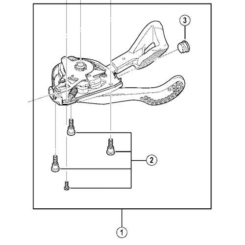 Shimano SL-M820-I shifting lever unit