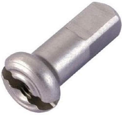 DT Swiss 2 x 12 mm brass nipples silver (box of 100)