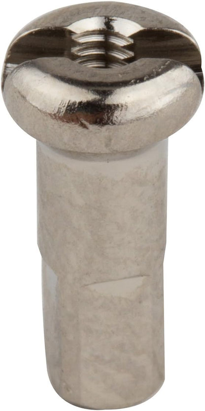 DT Swiss 2 x 12 mm brass nipples silver (box of 100)