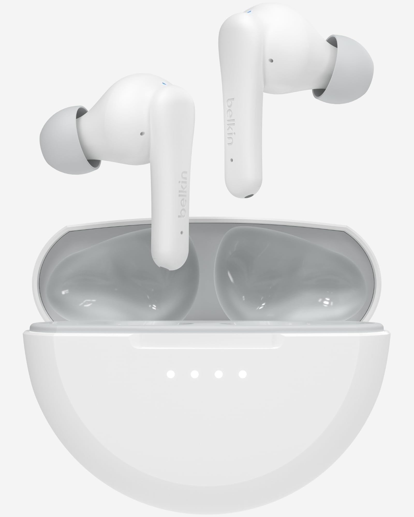 Belkin SoundForm Nano 2 Bluetooth Earbuds for Kids with Built-in Microphone, 28H Battery Life, Safe 85dB Volume, IPX5 Water Resistance - Kids Bluetooth Earbuds for iPhone,iPad,Galaxy,& More