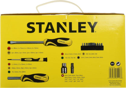 Stanley STHT0-62143 57 Piece Screwdriver, Bit and Socket Set, STHT0-62143