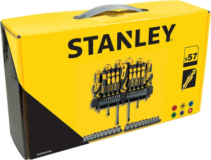 Stanley STHT0-62143 57 Piece Screwdriver, Bit and Socket Set, STHT0-62143
