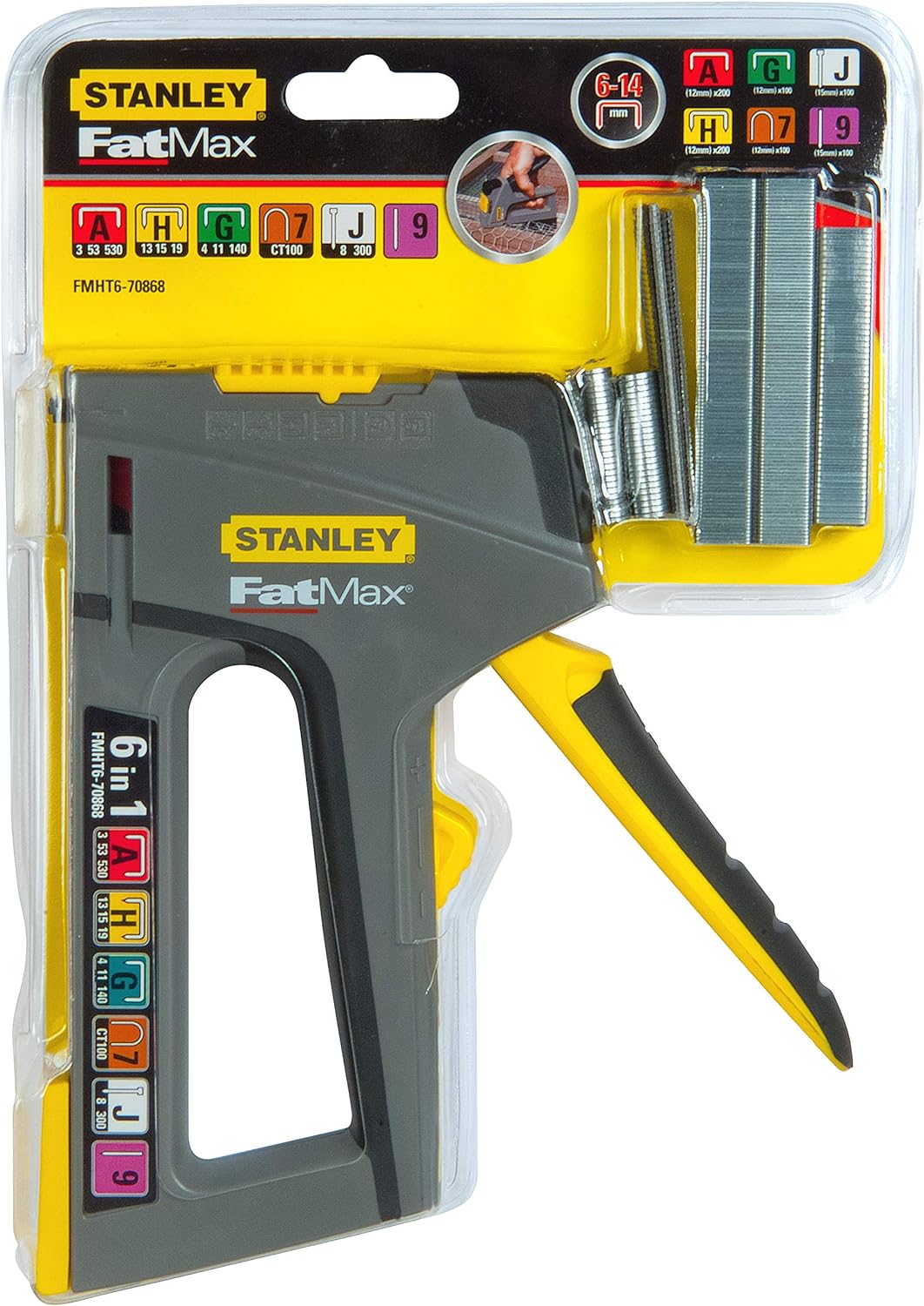 Stanley Fatmax FMHT6-70868 "TR75" Hand Stapler and Nailer, Black ~ Black