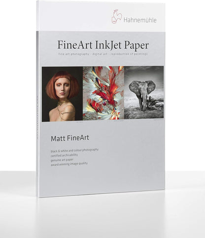 Hahnemühle Photo Rag A3 - Papel (Mate, 308 g/m², 0.48 µm, 35-65%, 10-30 °C, 50-86 °F)