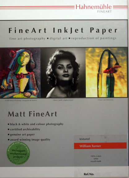 Hahnemühle William Turner Digital Fine Art Paper 310 g/m² 420 x 594 mm White