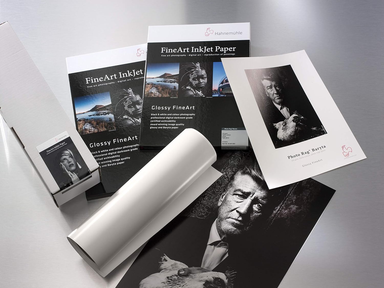Hahnemühle Photo Rag Baryta A3 - Papel (De alto brillo, 315 g/m², 0.39 µm, 35-65%, 10-30 °C, 50-86 °F