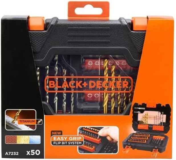 BLACK & DECKER - 50 PIECE DRILL & SCREWDRIVING SET