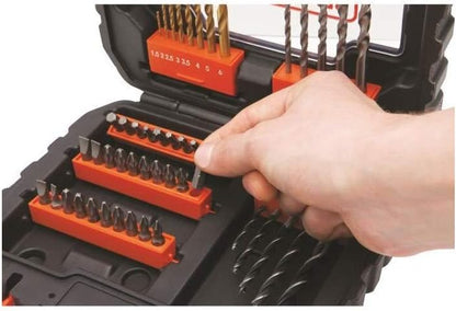 BLACK & DECKER - 50 PIECE DRILL & SCREWDRIVING SET
